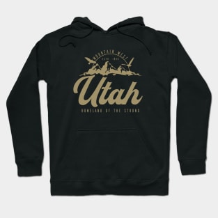 USA, Mountain states, Utah Gold classic Hoodie